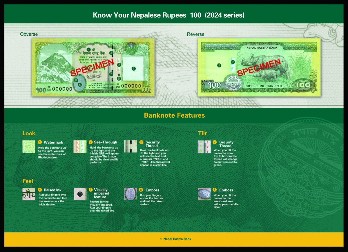NRB introduces new Rs 100 note