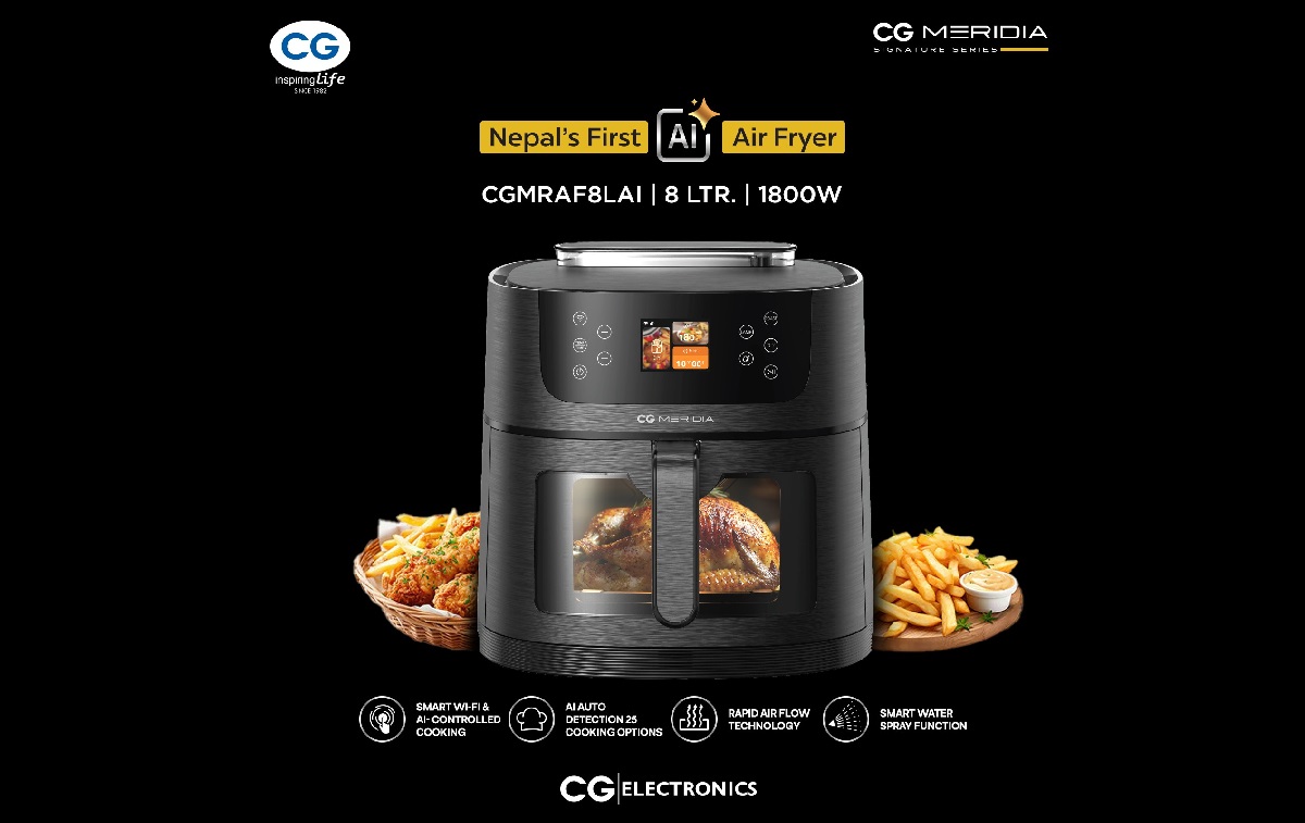 CG launches Nepal’s first AI-powered Air Fryer