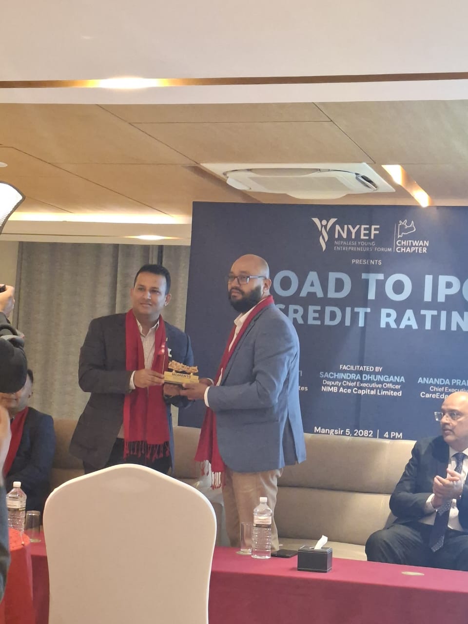 NIMB Ace Capital, pioneer law associates & care edge rating successfully conducted ‘Road to IPO & Credit Rating” in Chitwan