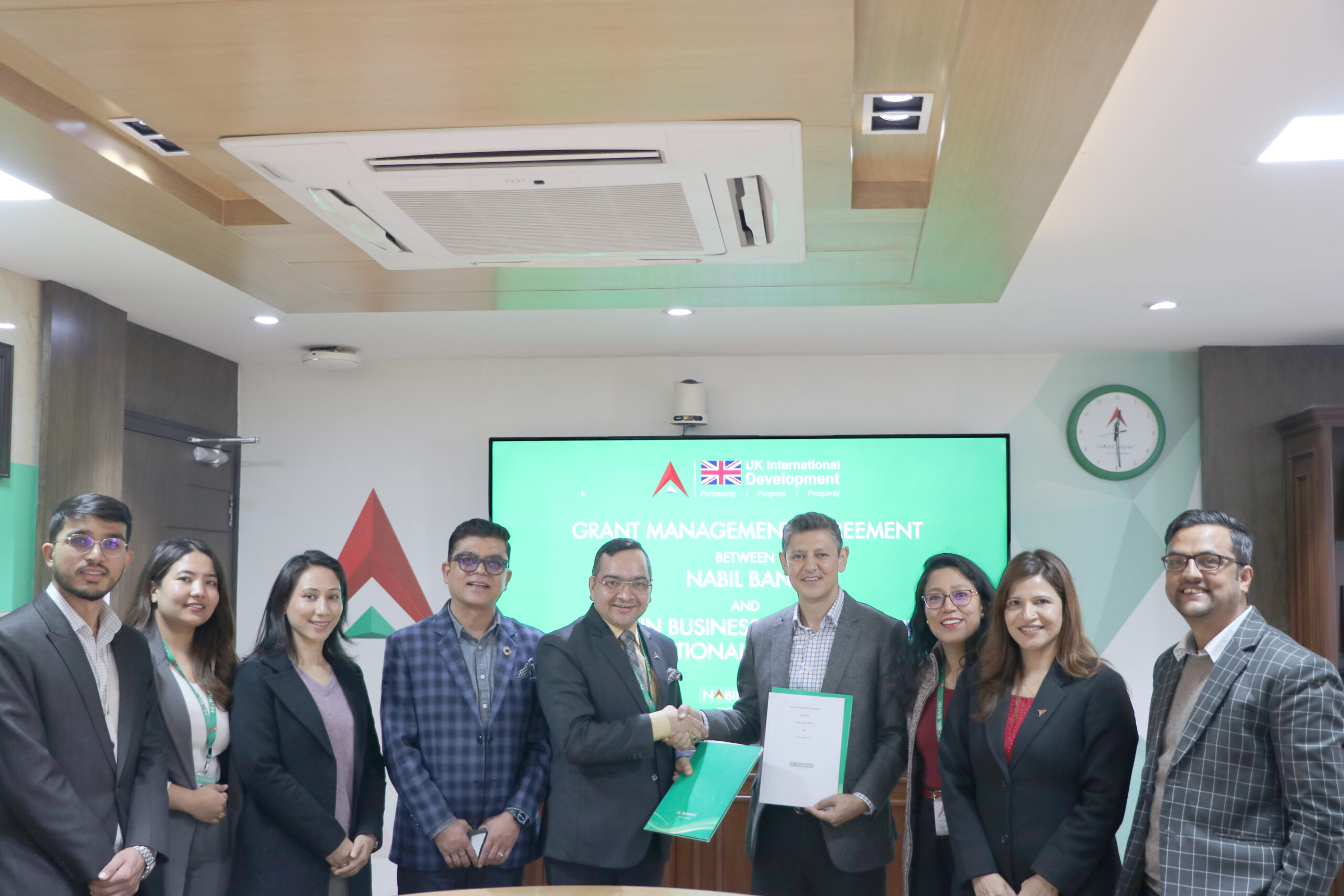 Strategic partnership between Nabil Bank & NiB-GA to support SMEs
