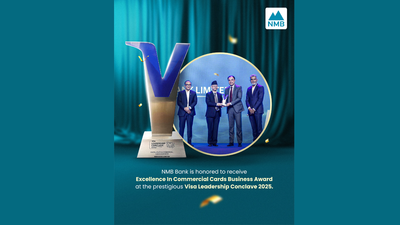 NMB Bank honored with ‘Excellence in Commercial Cards Business’ award by Visa International