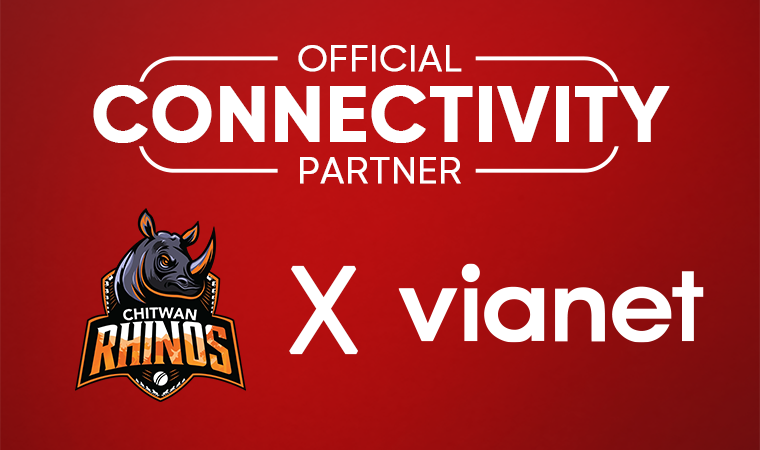 Vianet becomes official connectivity partner of Chitwan Rhinos