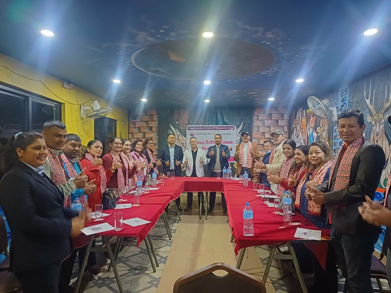 Crest Micro Life honors top agents, concludes orientation program in Hetauda