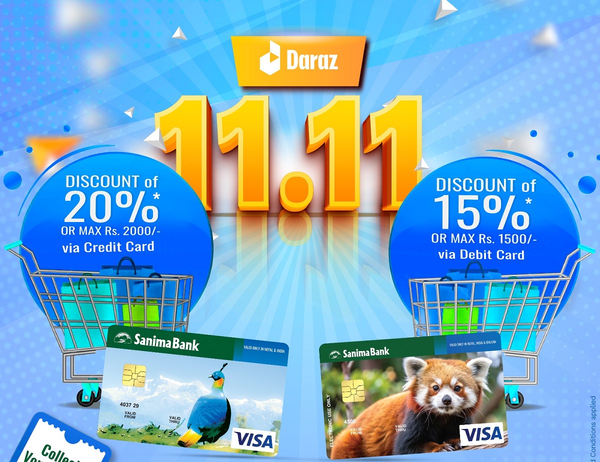 Sanima Bank partners with Daraz for special 11.11 offer