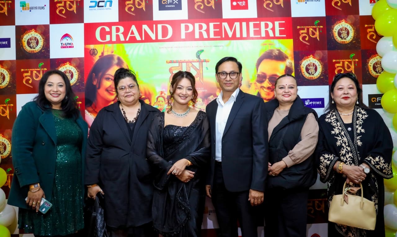 Premiere of movie ‘Harsha’ draws star-studded crowd in Lalitpur