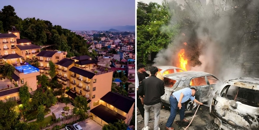 Five held in Pokhara resort arson & vandalism case