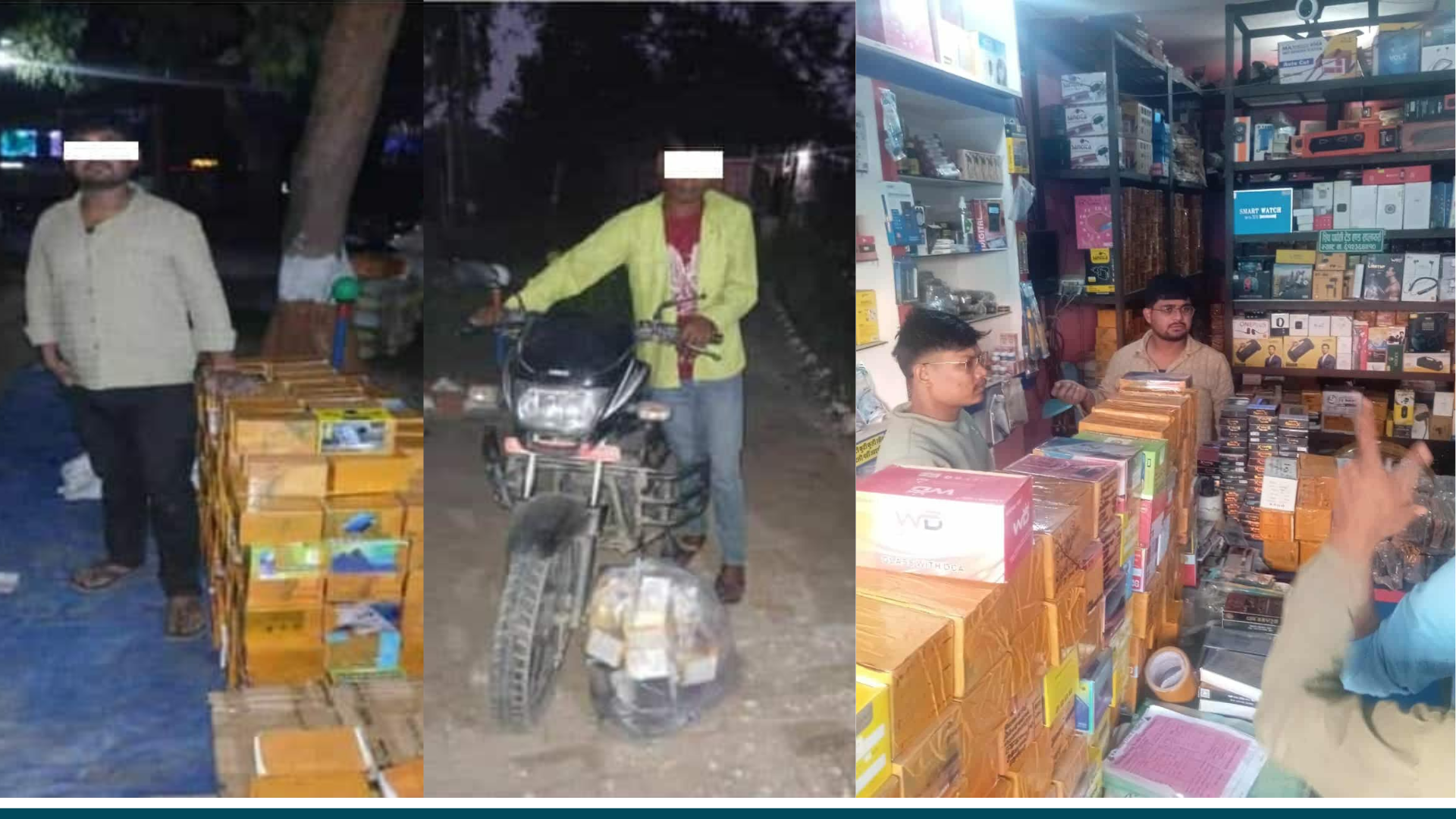 2 held with mobile parts worth nearly Rs 95 million