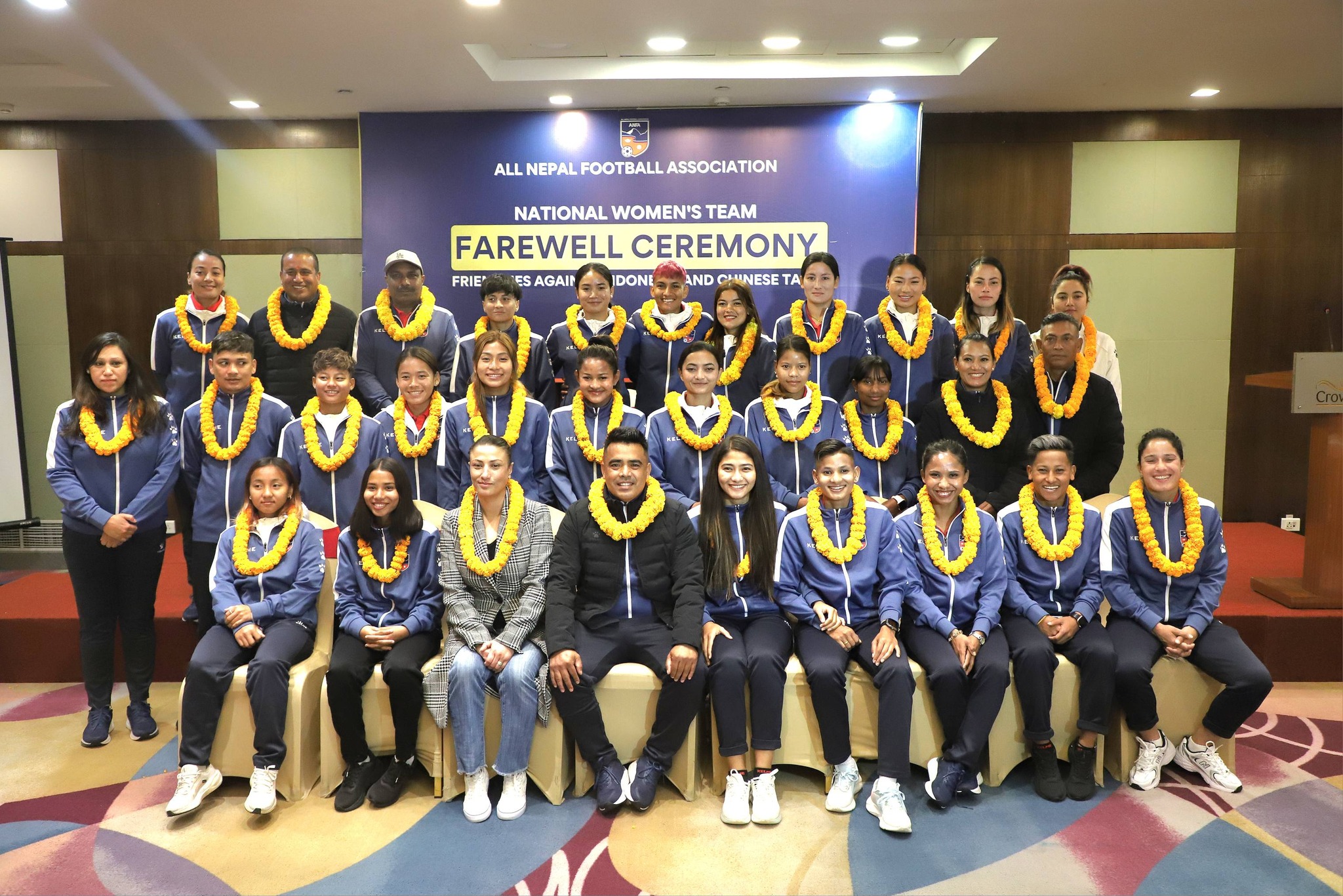 Nepal women’s football team heads to Indonesia