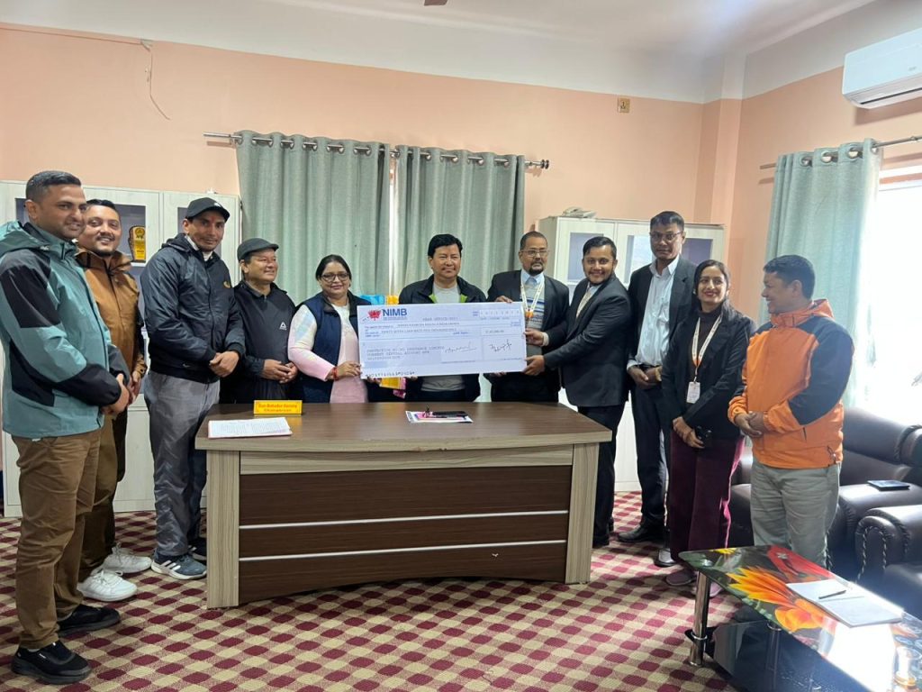 Protecvit Micro Insurance hands over insurance payout to Ichchhakamana Rural Municipality