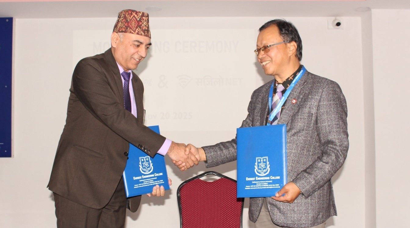Sajilo Net, Everest Engineering College ink MoU for practical tech training
