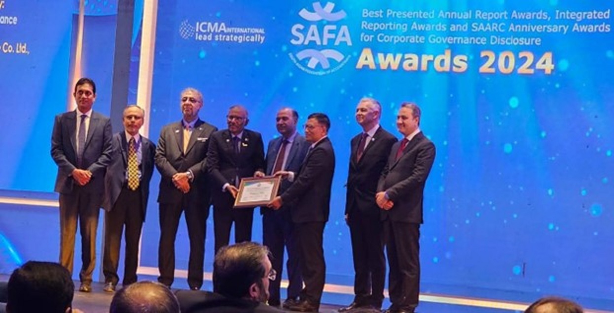 Shikhar Insurance receives certificate of Merit at SAFA Best Presented Annual Reports Awards