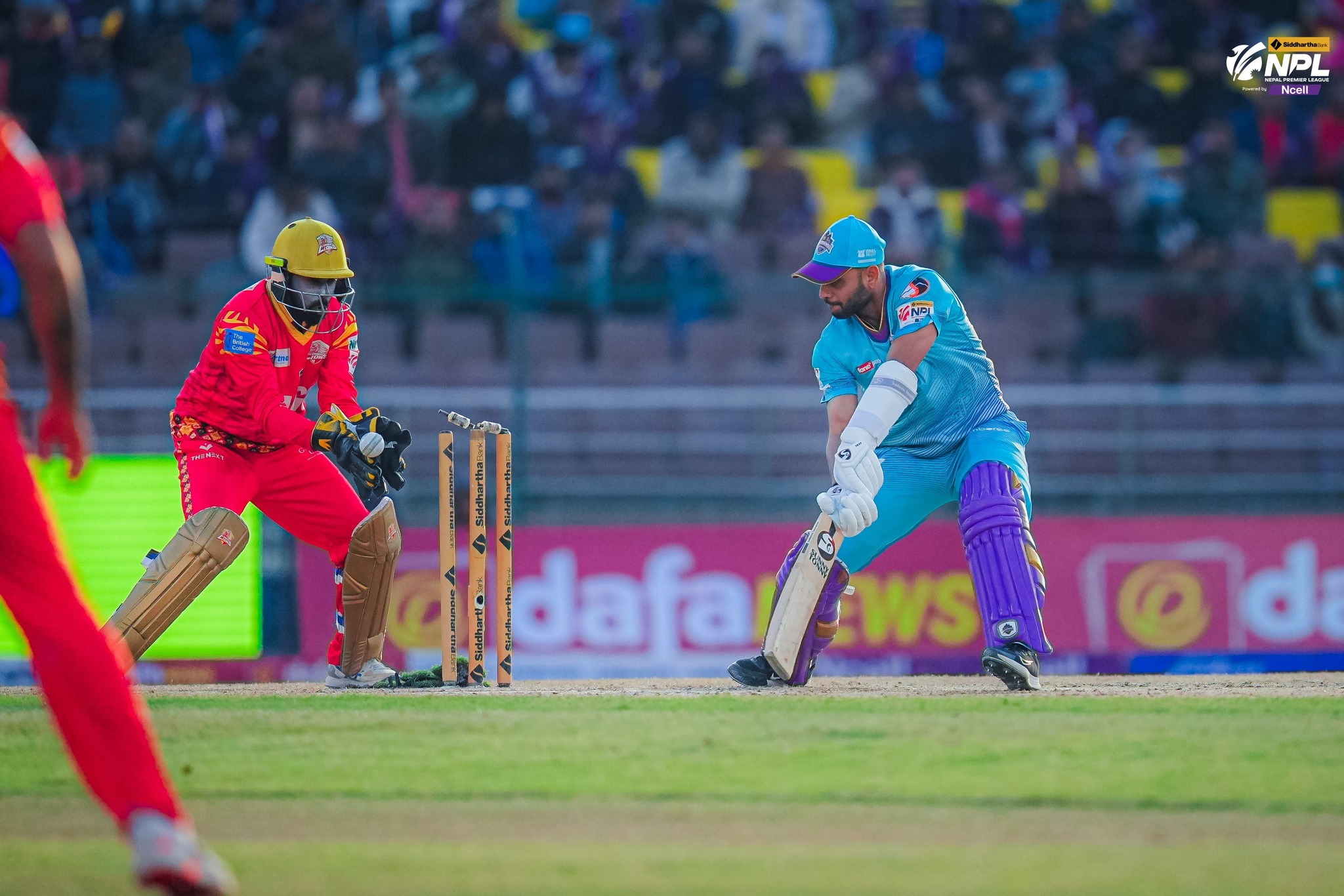 Lumbini Lions crush Kathmandu Gorkhas with fierce bowling in NPL Eliminator (photos)