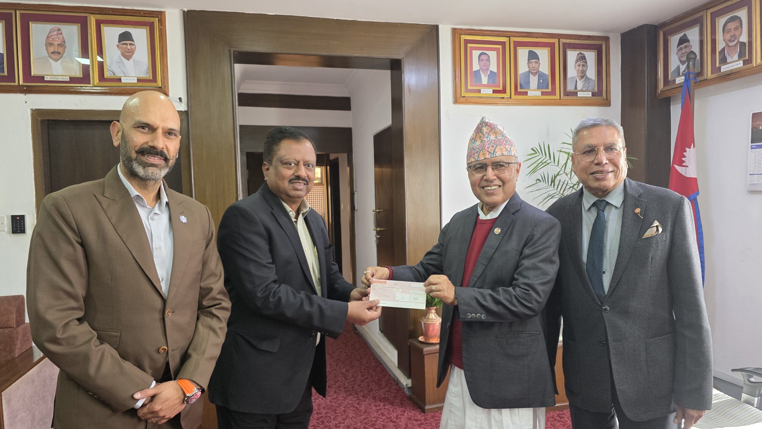 Nepal Life Insurance donates Rs 15 million for Infrastructure Reconstruction Fund
