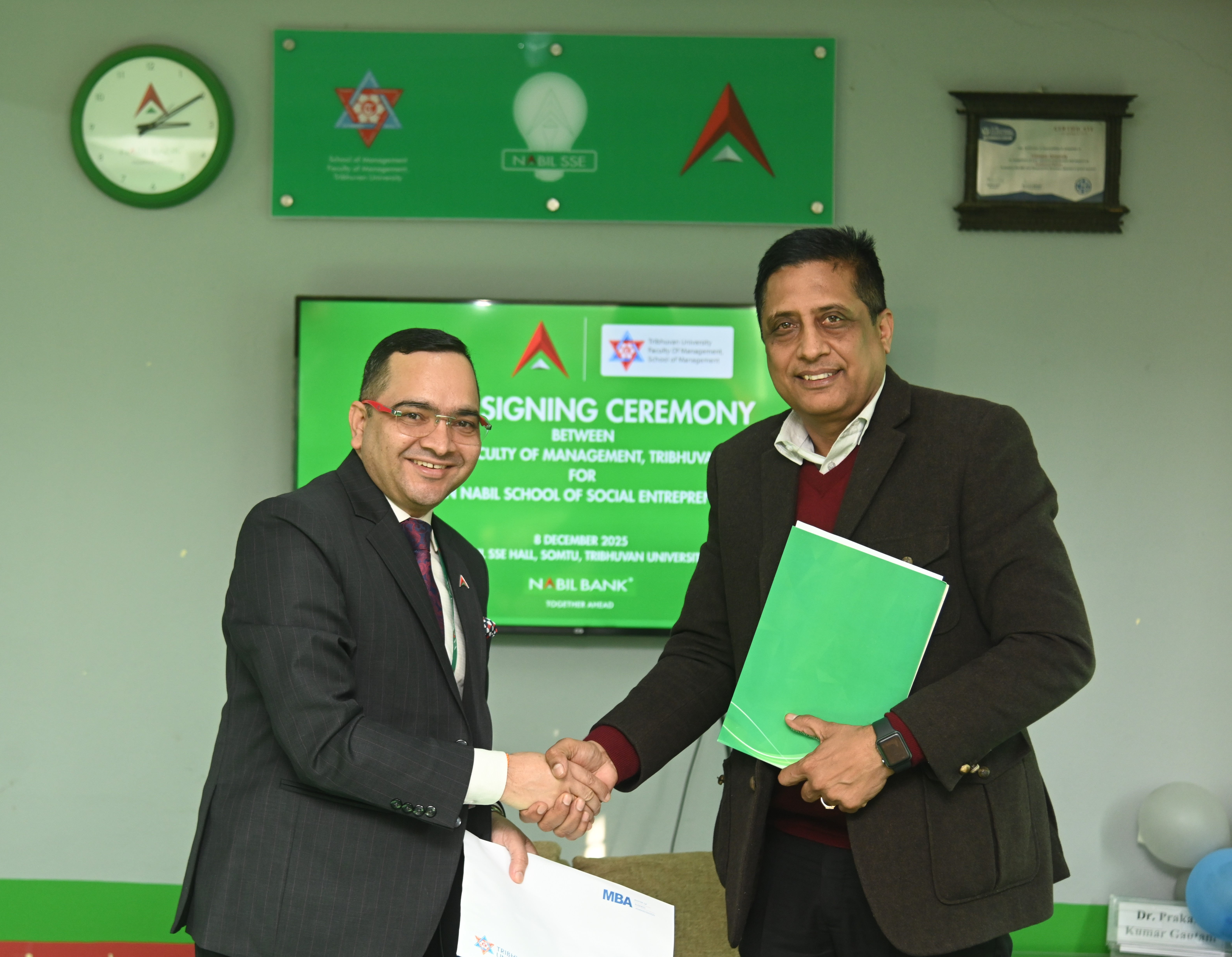 Nabil Bank, TU renew ‘Nabil SSE’ partnership until 2028