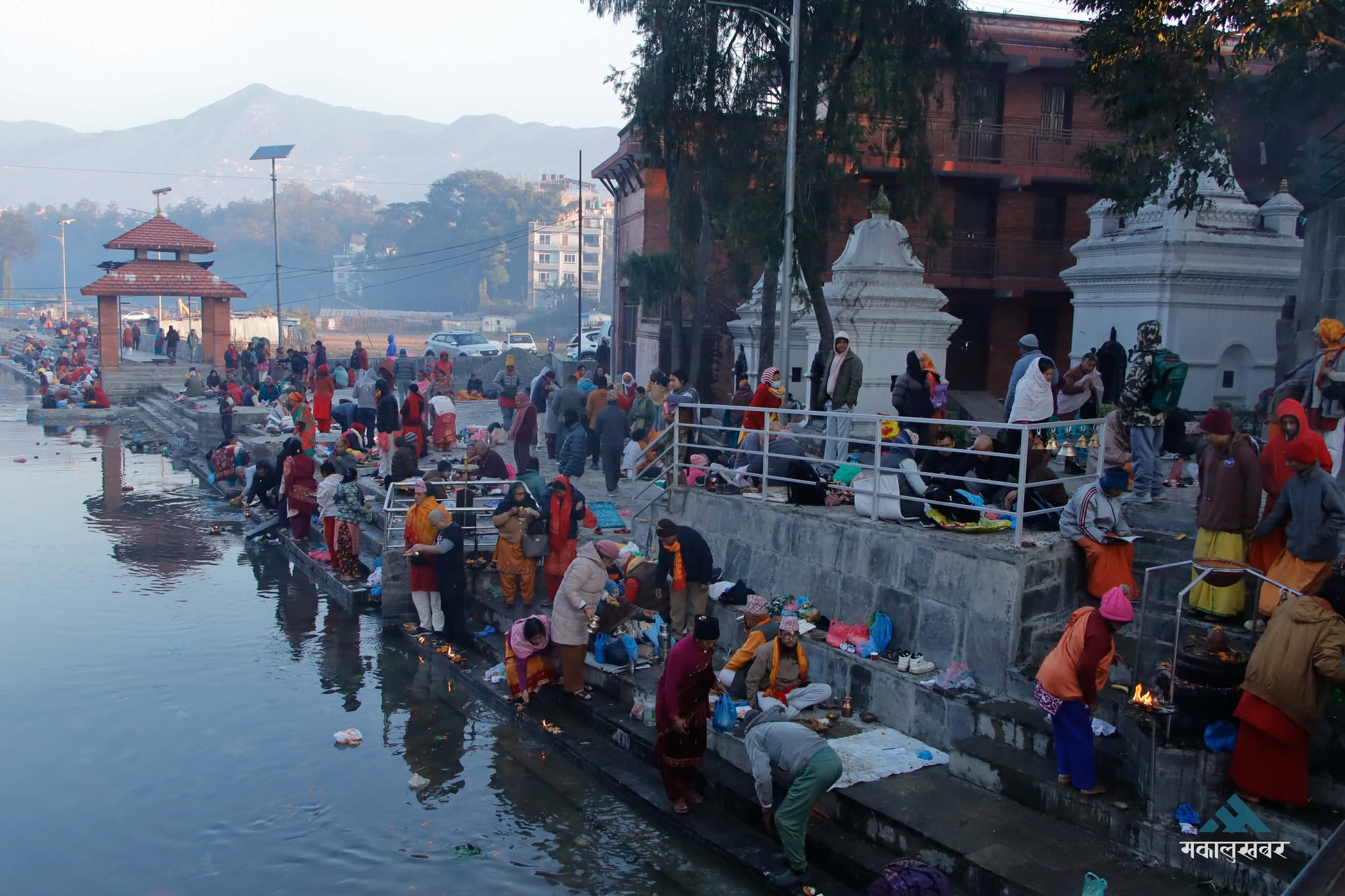 Crowds flock to Gokarneshwor’s Uttargaya for Poush Aunsi Shraddha (photos)