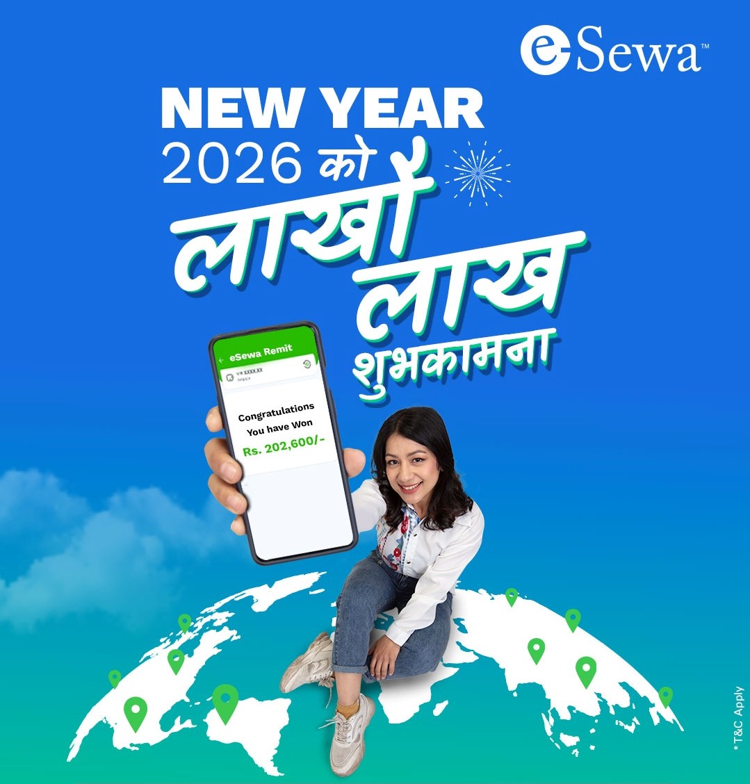 eSewa announces ‘Lakhaun Lakh Shubhakamana’ New Year campaign