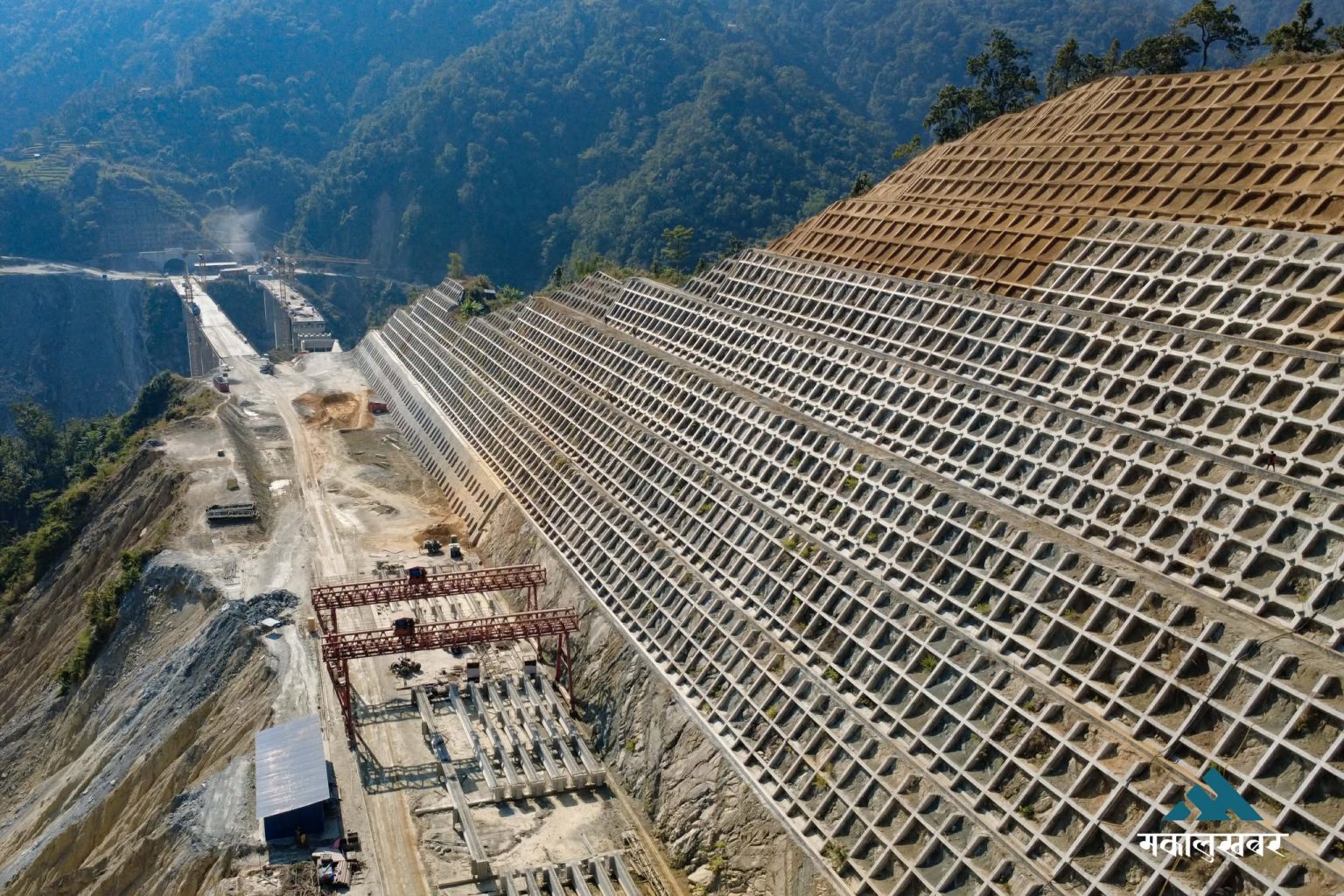 Fast Track: Nepal’s tallest bridge rising at Lane Danda (photos)
