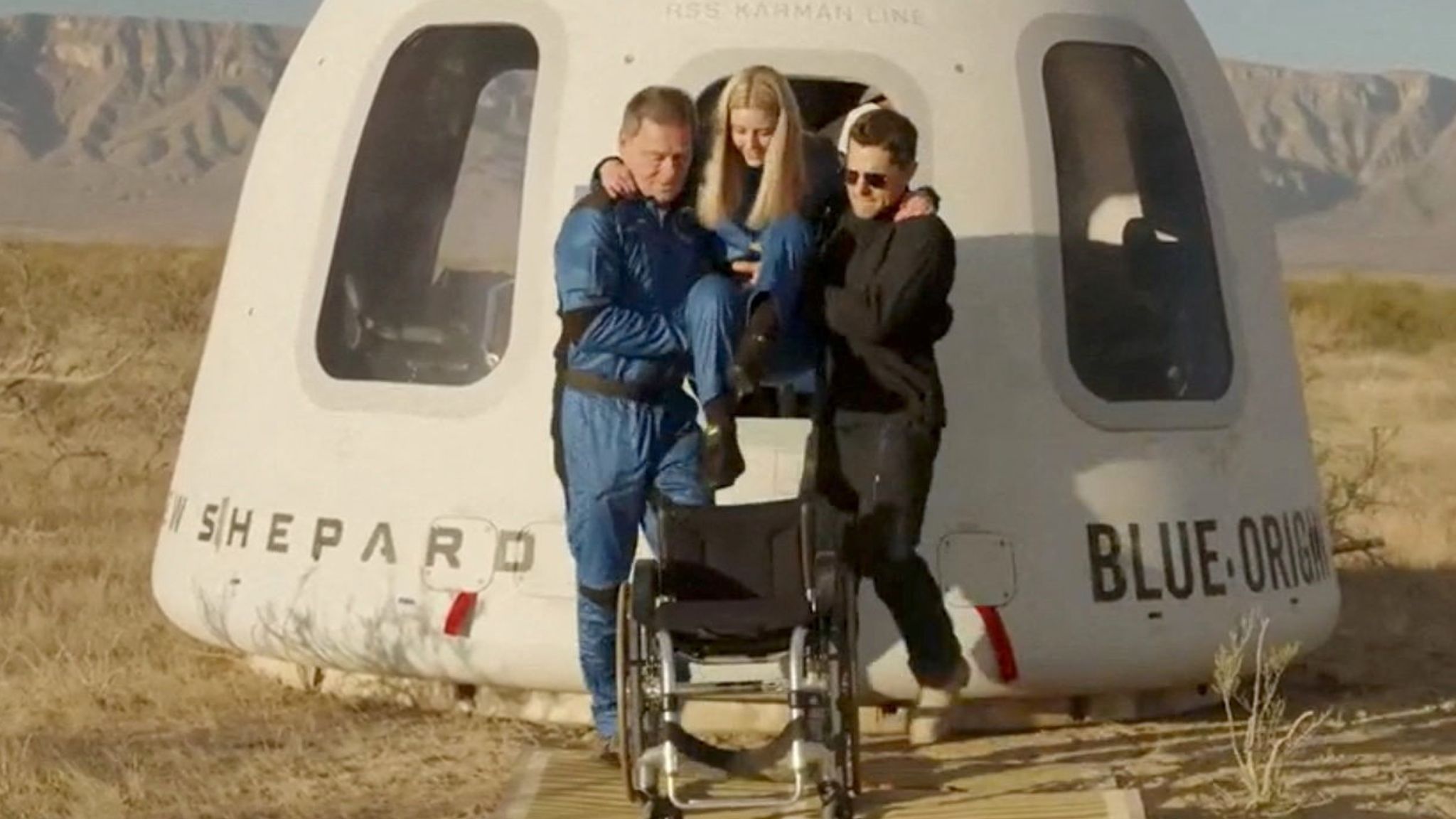 Wheelchair-using engineer makes historic spaceflight