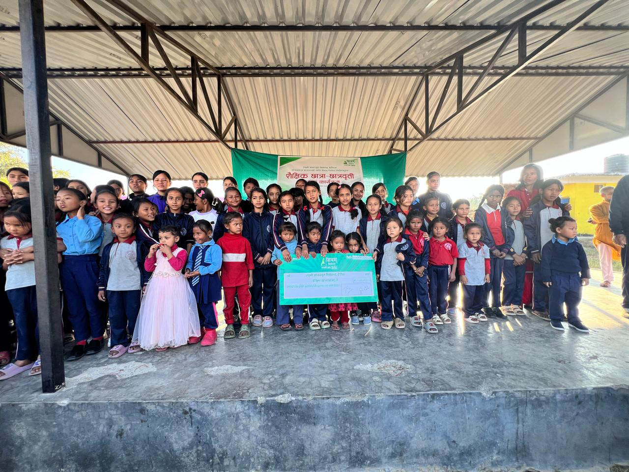 Shivam Cement provides full scholarships to 104 girls at Hetauda Community School