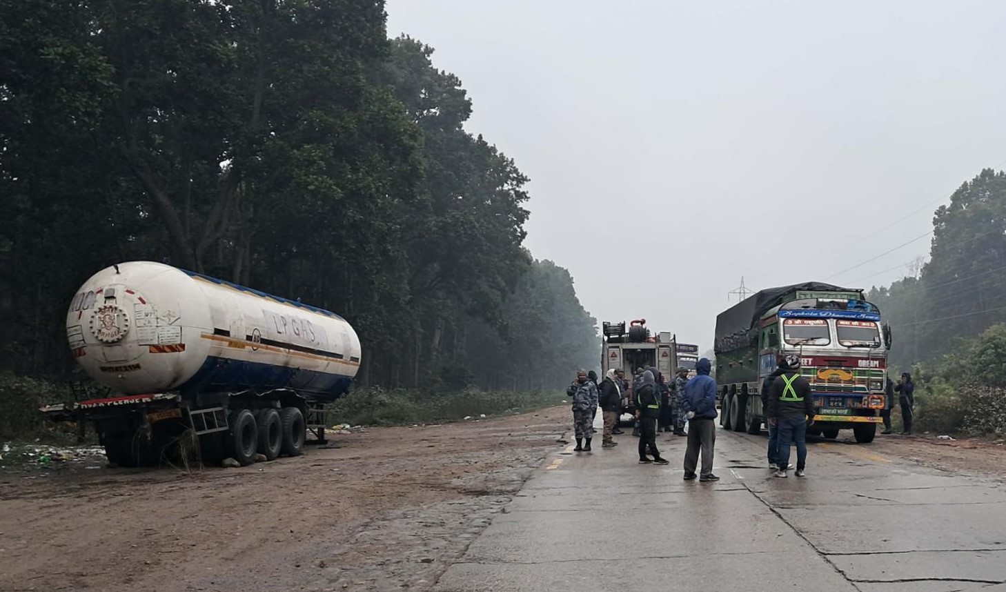 Mahendra Highway reopens after 24 hours of disruption