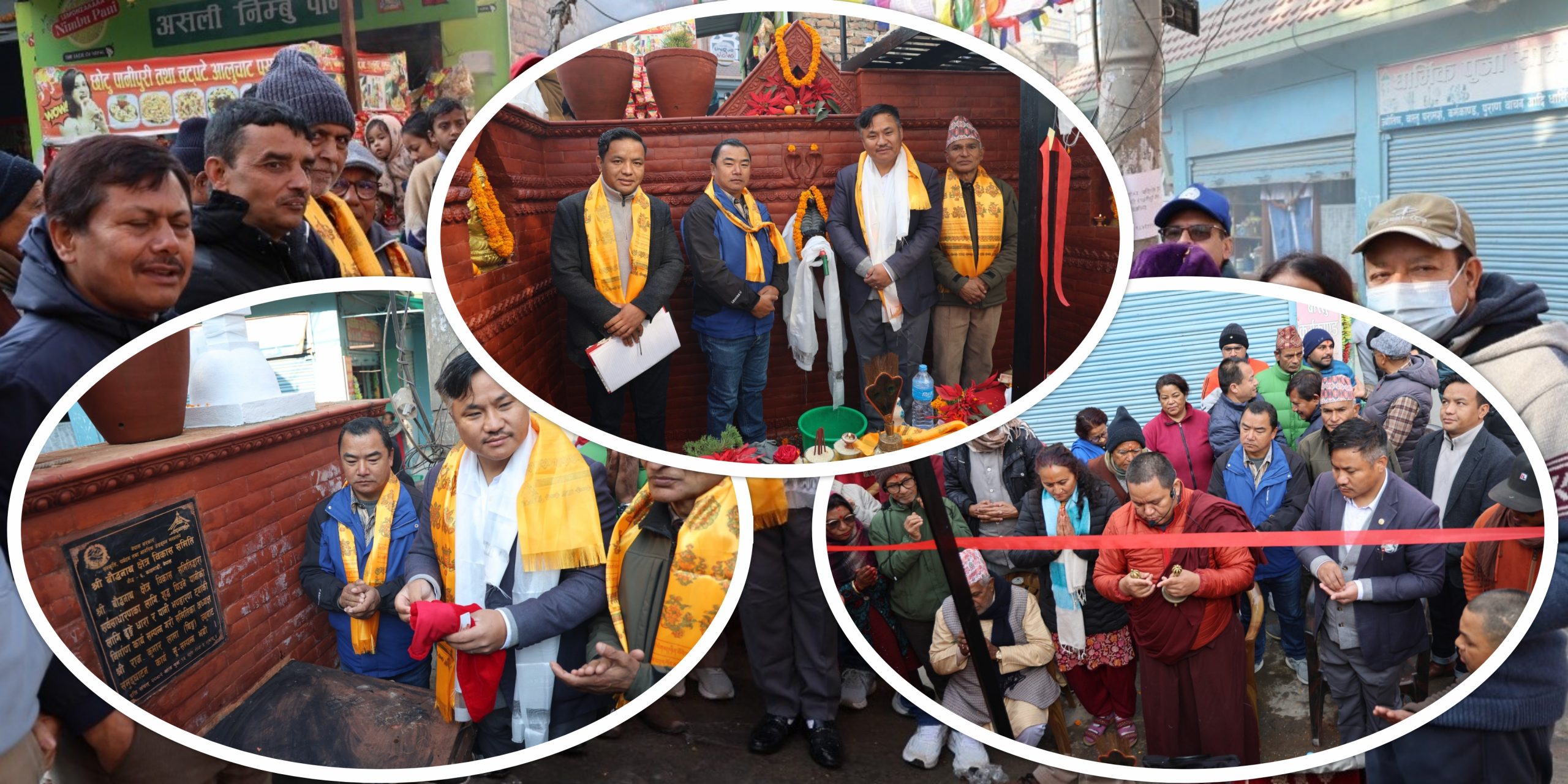 Stone tap & water storage tank inaugurated in Shantinagar