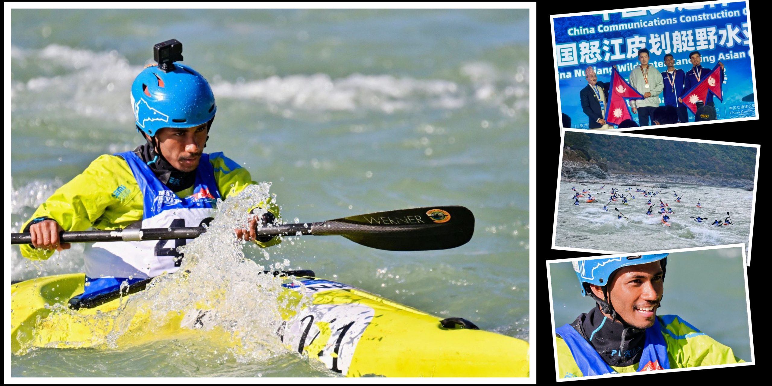 Krishna wins gold at Asian Wildwater Canoeing Championship
