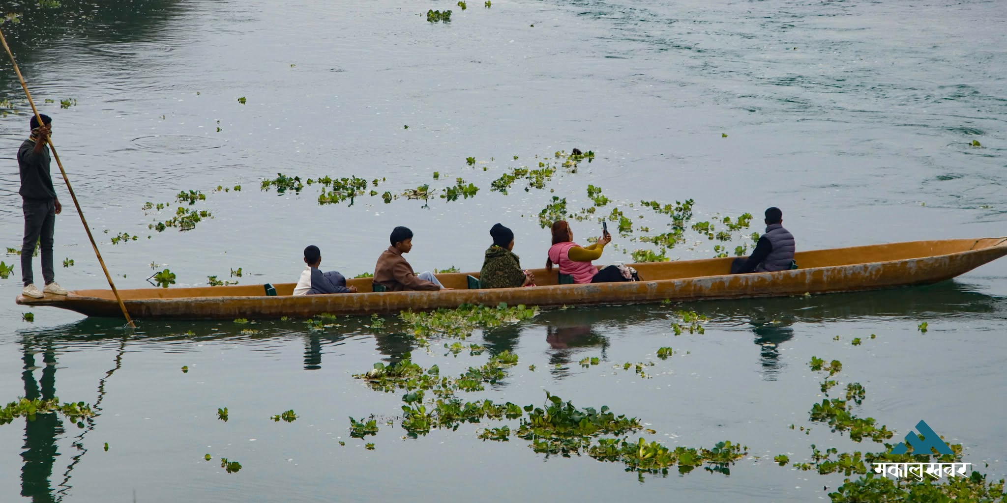 In pics: Sauraha’s Rapti River canoeing