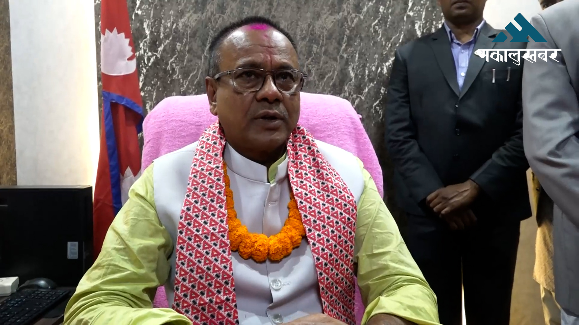 Krishna Yadav assumes office as CM of Madhesh Province