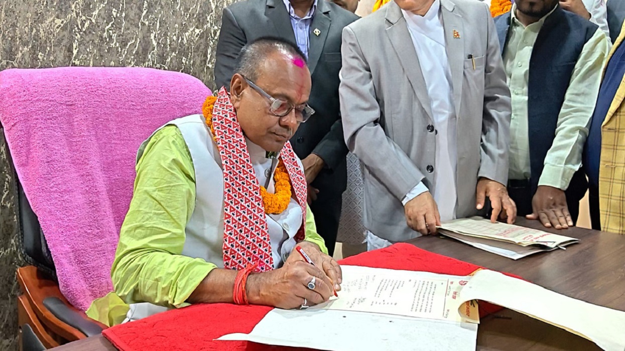 Ram Ashish Yadav sworn in as Madhesh Assembly Speaker