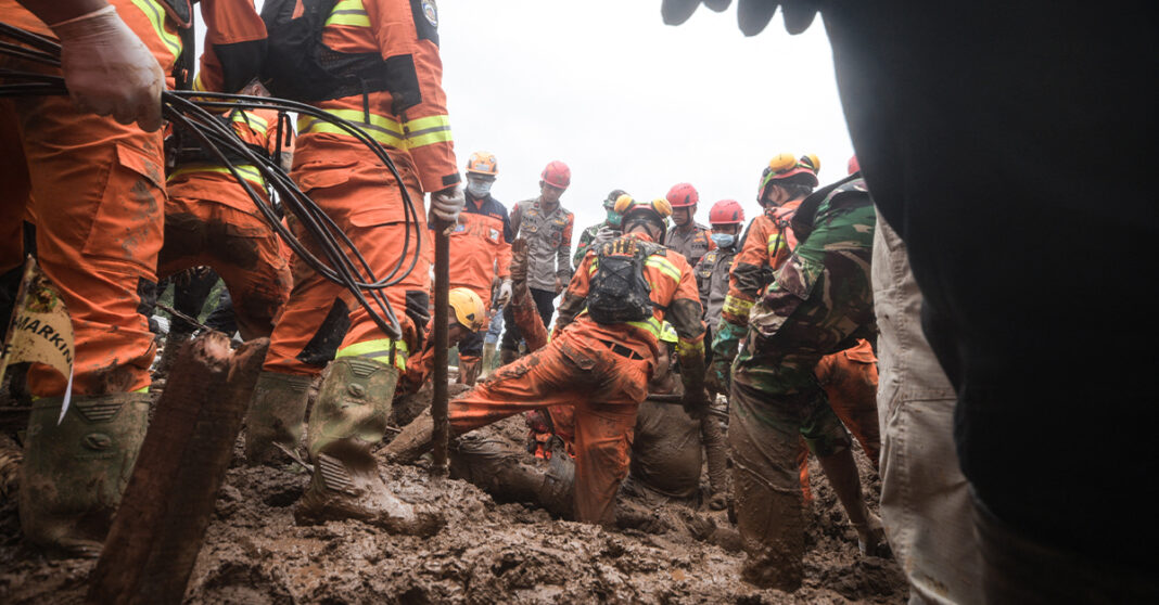 Indonesia landslide death toll rises to 34, dozens missing