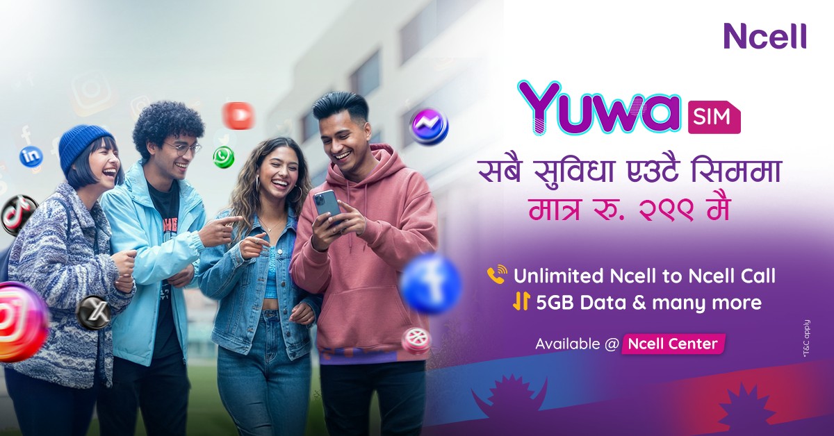 Ncell brings ‘Yuwa SIM’ targeting Gen Z