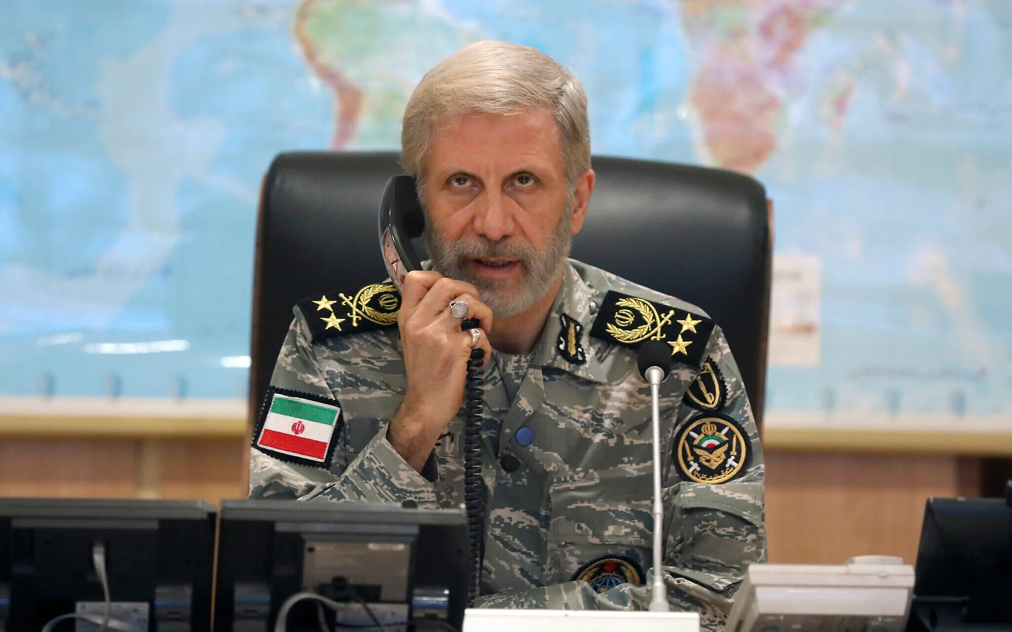 Iran army chief threatens response to Trump and Netanyahu’s ‘threats’