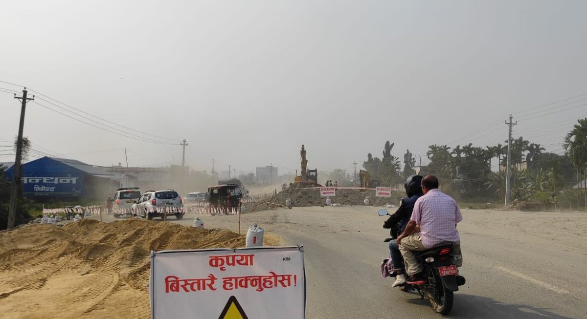 Accidents on rise along under-construction highway