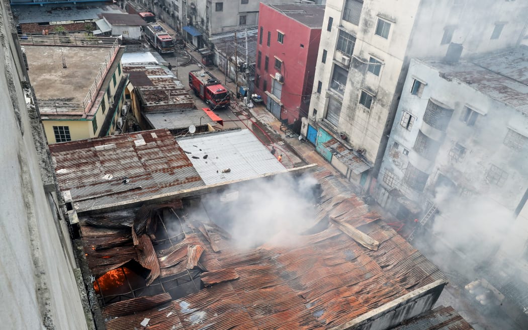 6 killed, 13 injured in Bangladesh residential building fire