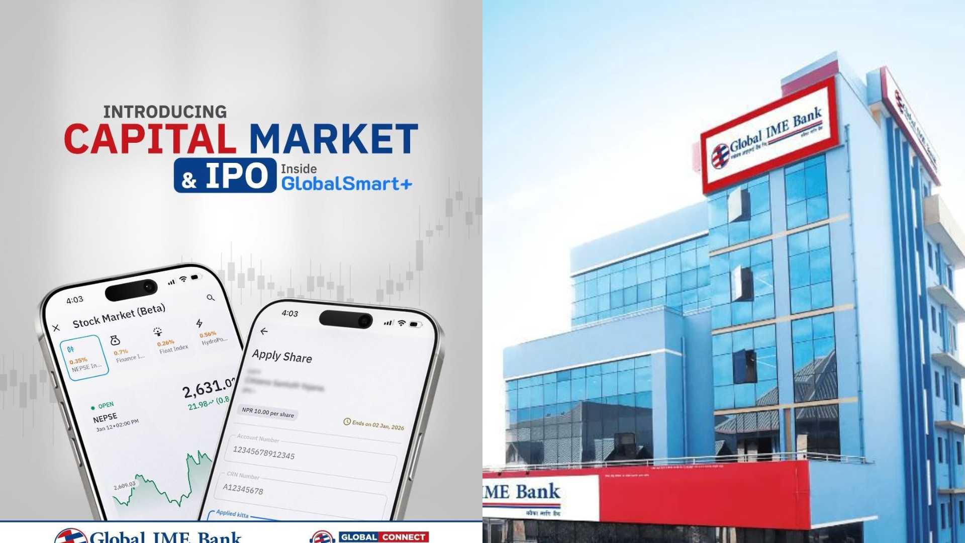 GIBL enables IPO applications & live market updates on Global Smart Plus app