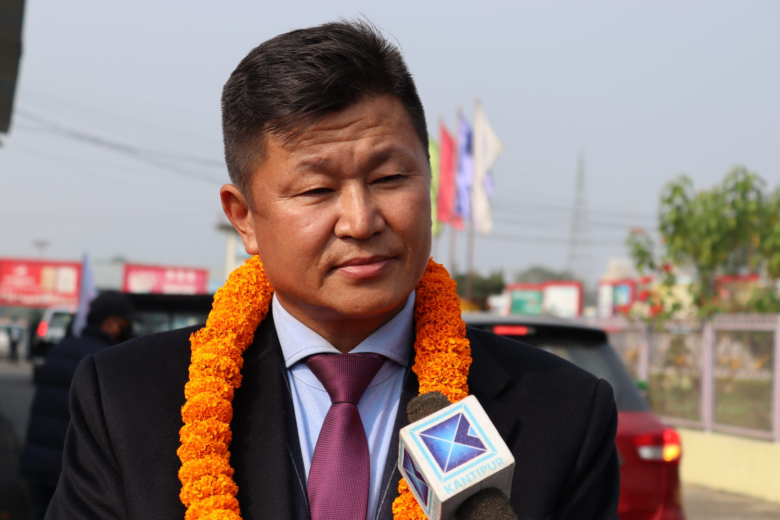 UML Secretary Sherdhan Rai registers candidacy