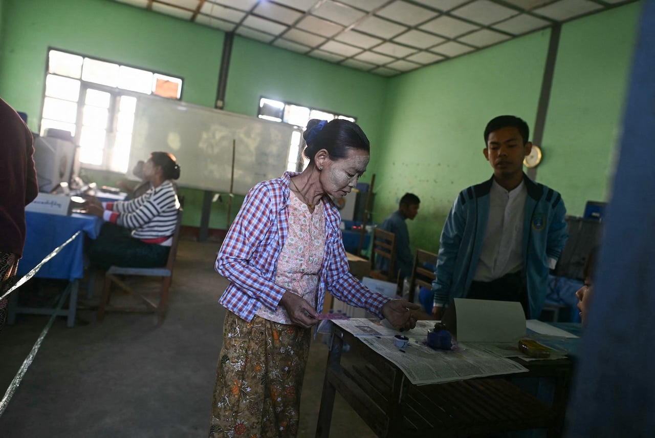 Myanmar votes in second phase of junta-run election