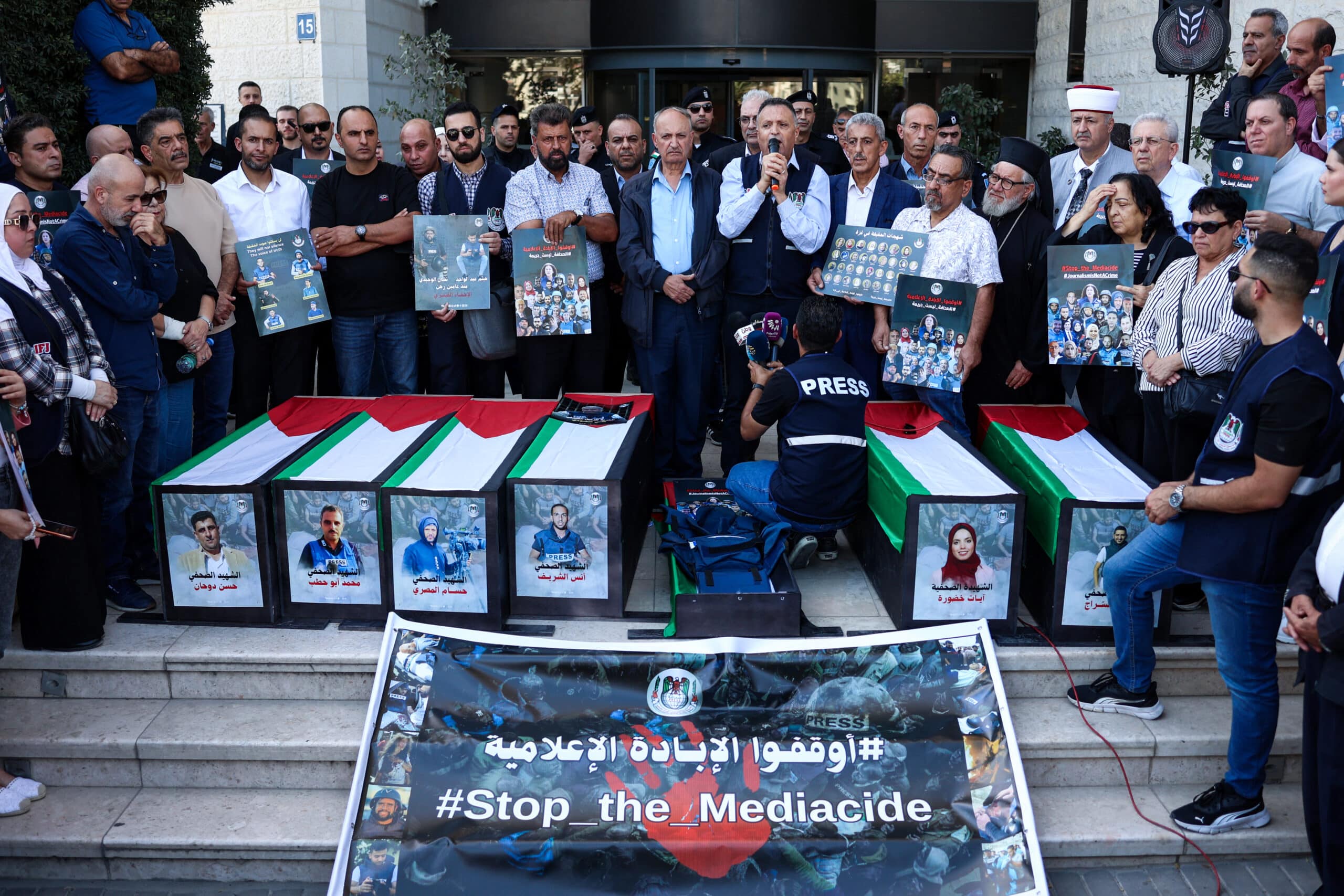 128 journalists killed worldwide in 2025: press group