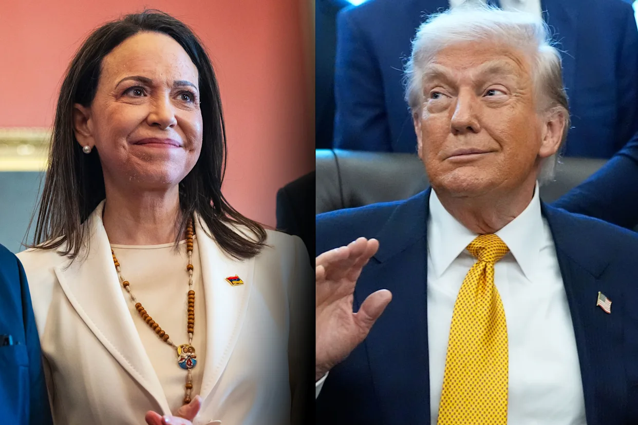 Machado gifts Nobel Peace medal to Trump, remains official winner