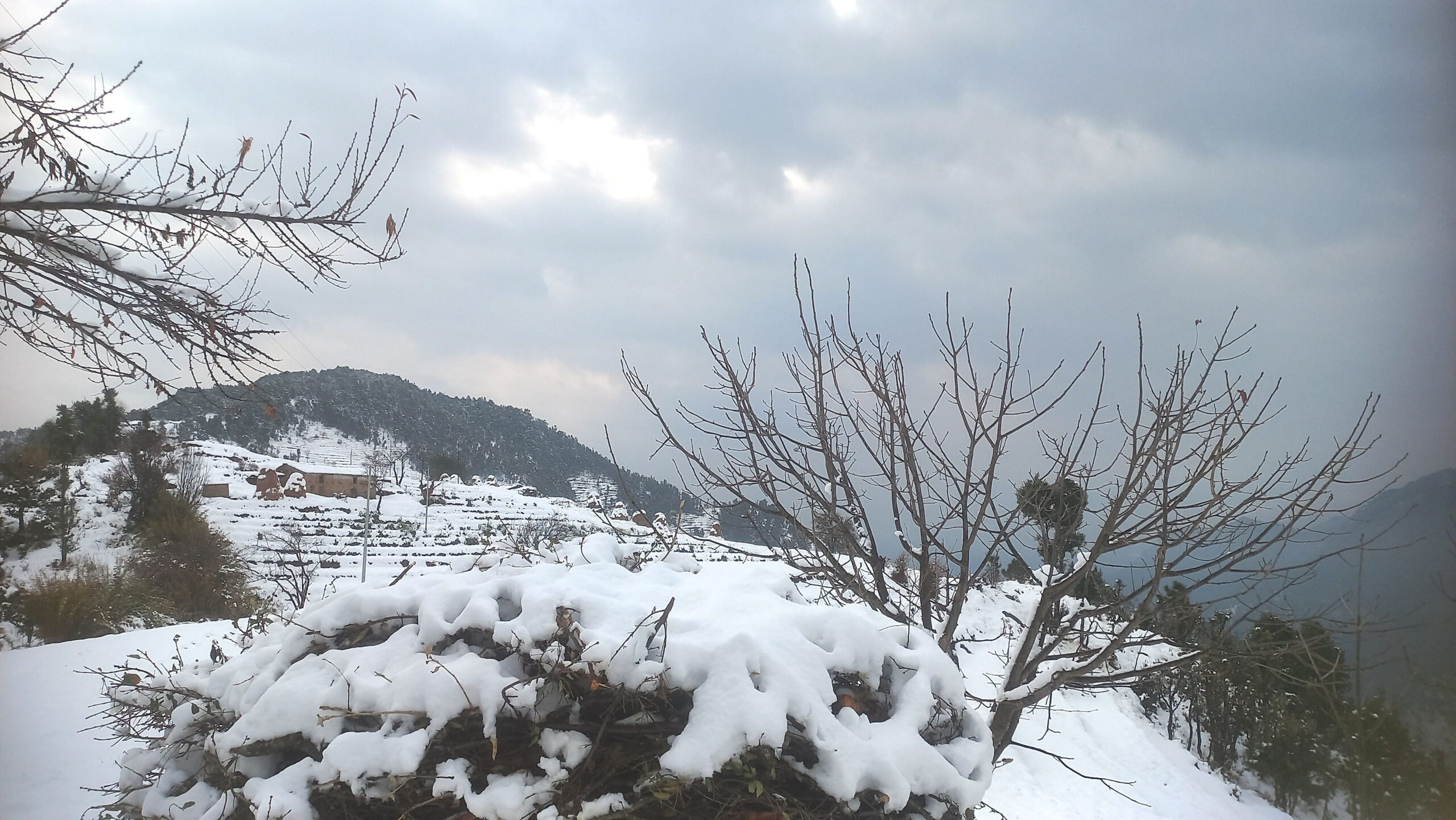 Snowfall occurs in Baitadi and Baglung districts
