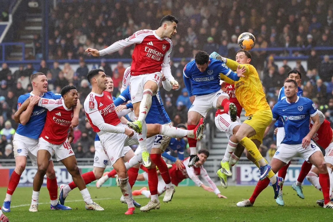Martinelli hat-trick leads Arsenal to 4-1 win over Portsmouth