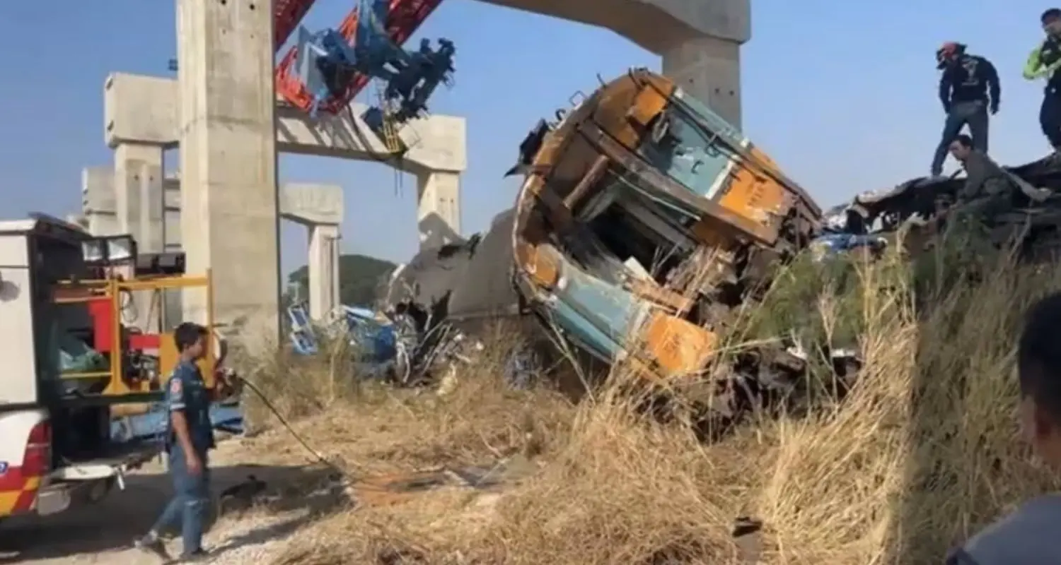 Over 20 killed in train accident at China-backed project in Thailand