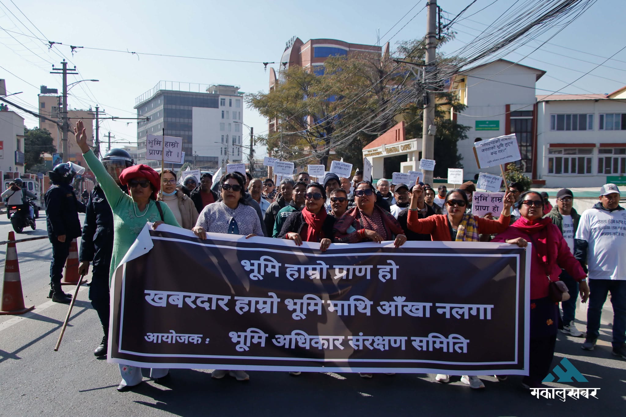 Kathmandu residents protest SC’s 40m riverbank setback ruling (photos)