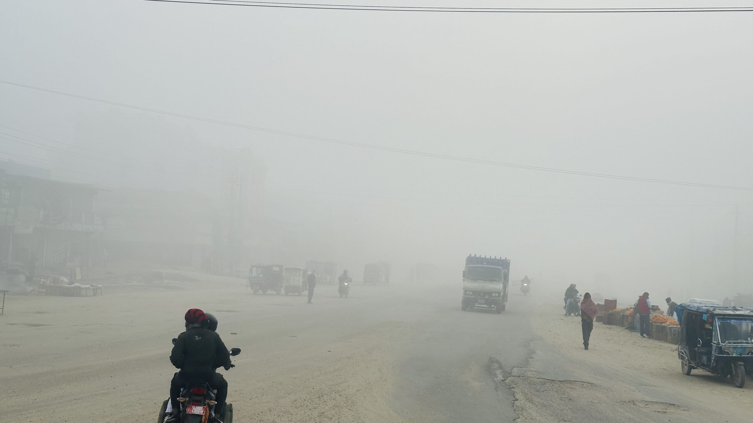Dense fog, haze affects daily life in western Terai