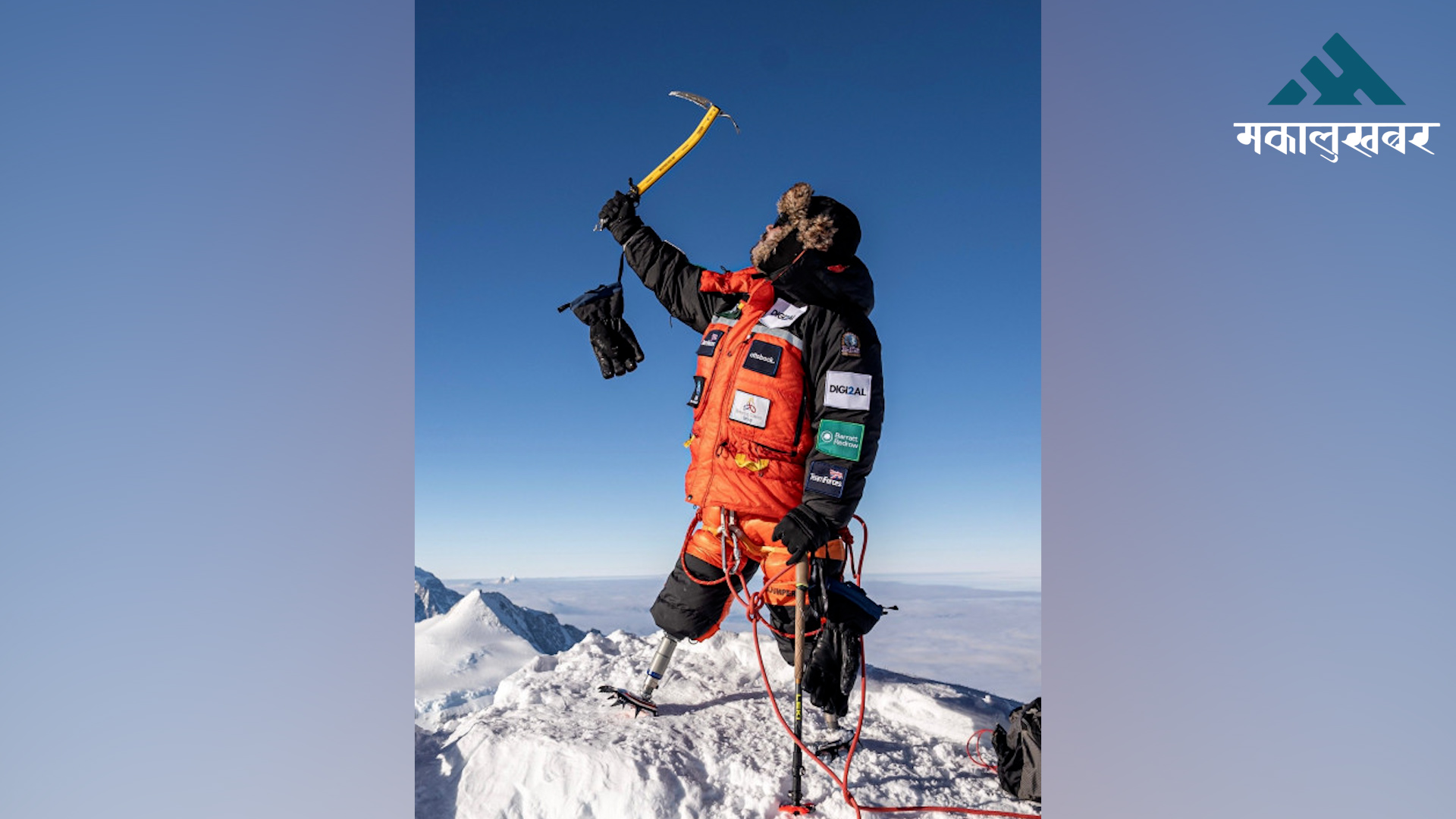World First: Double amputee completes seven summits