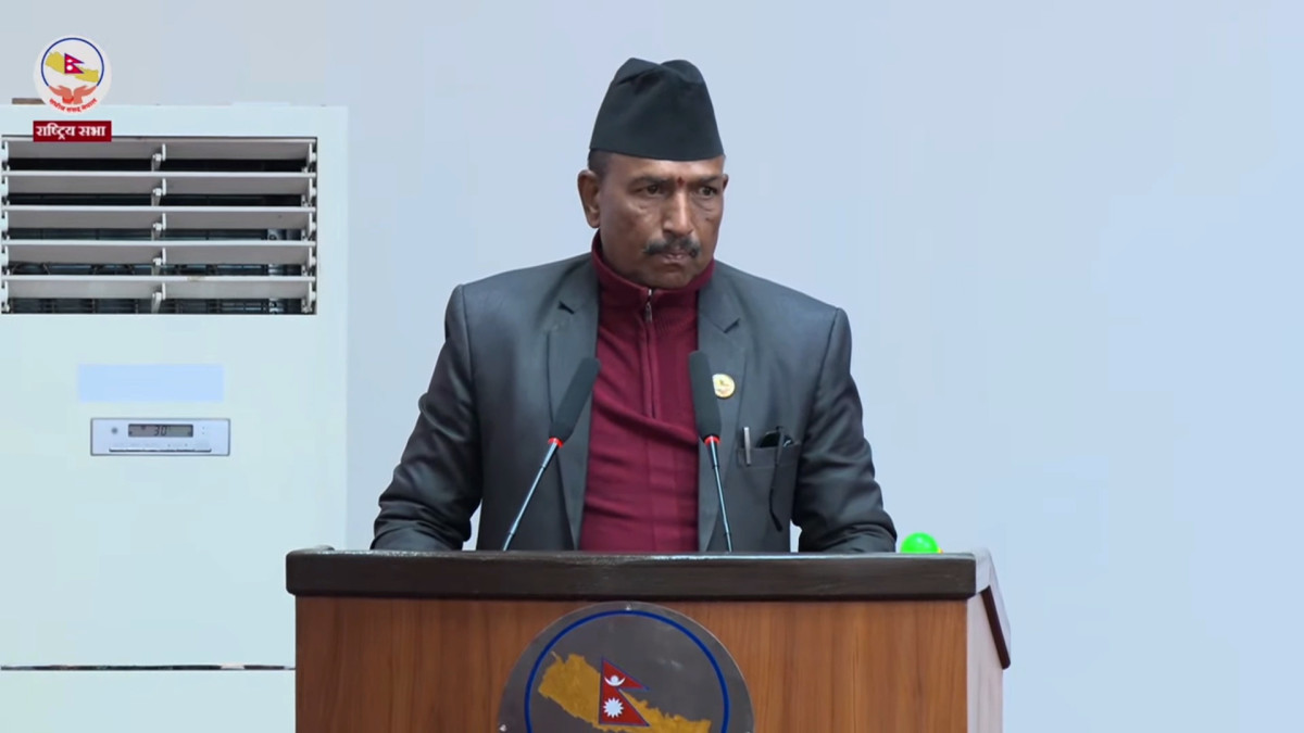 NC senator Bhatta lashes out at Balen Shah in National Assembly