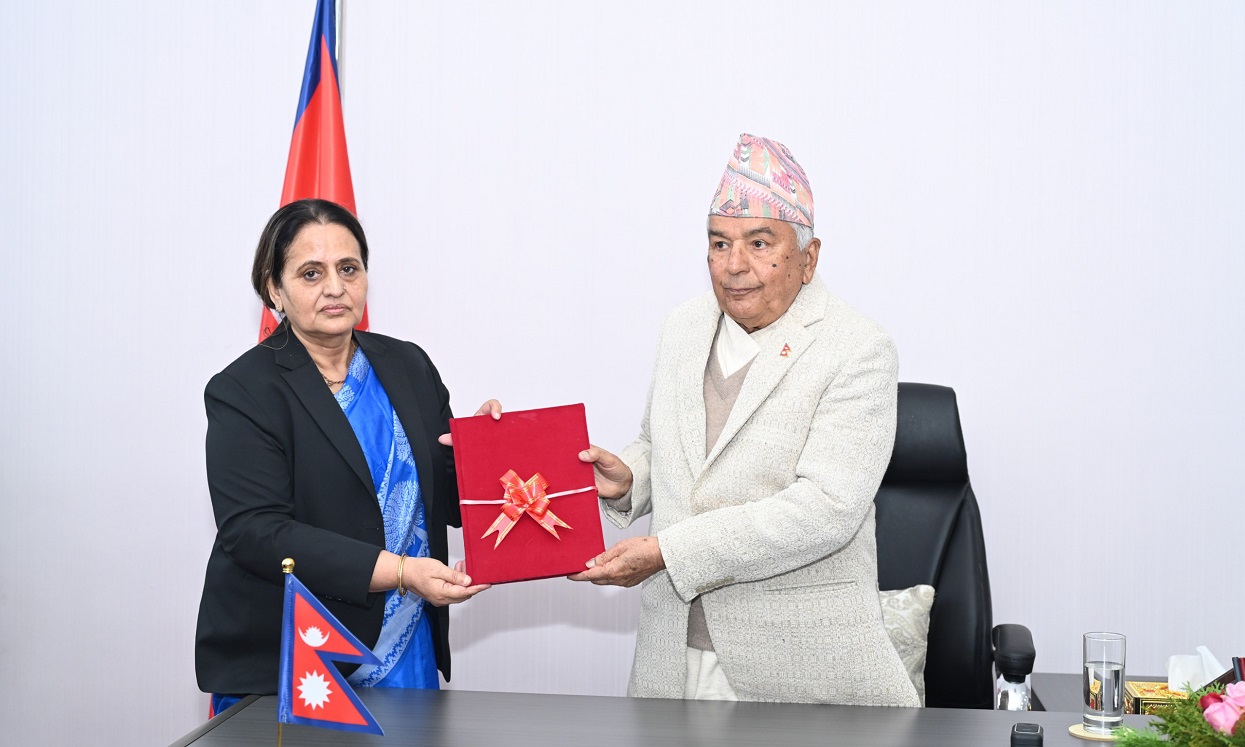 Attorney General submits FY 2081/82 annual report to President Paudel