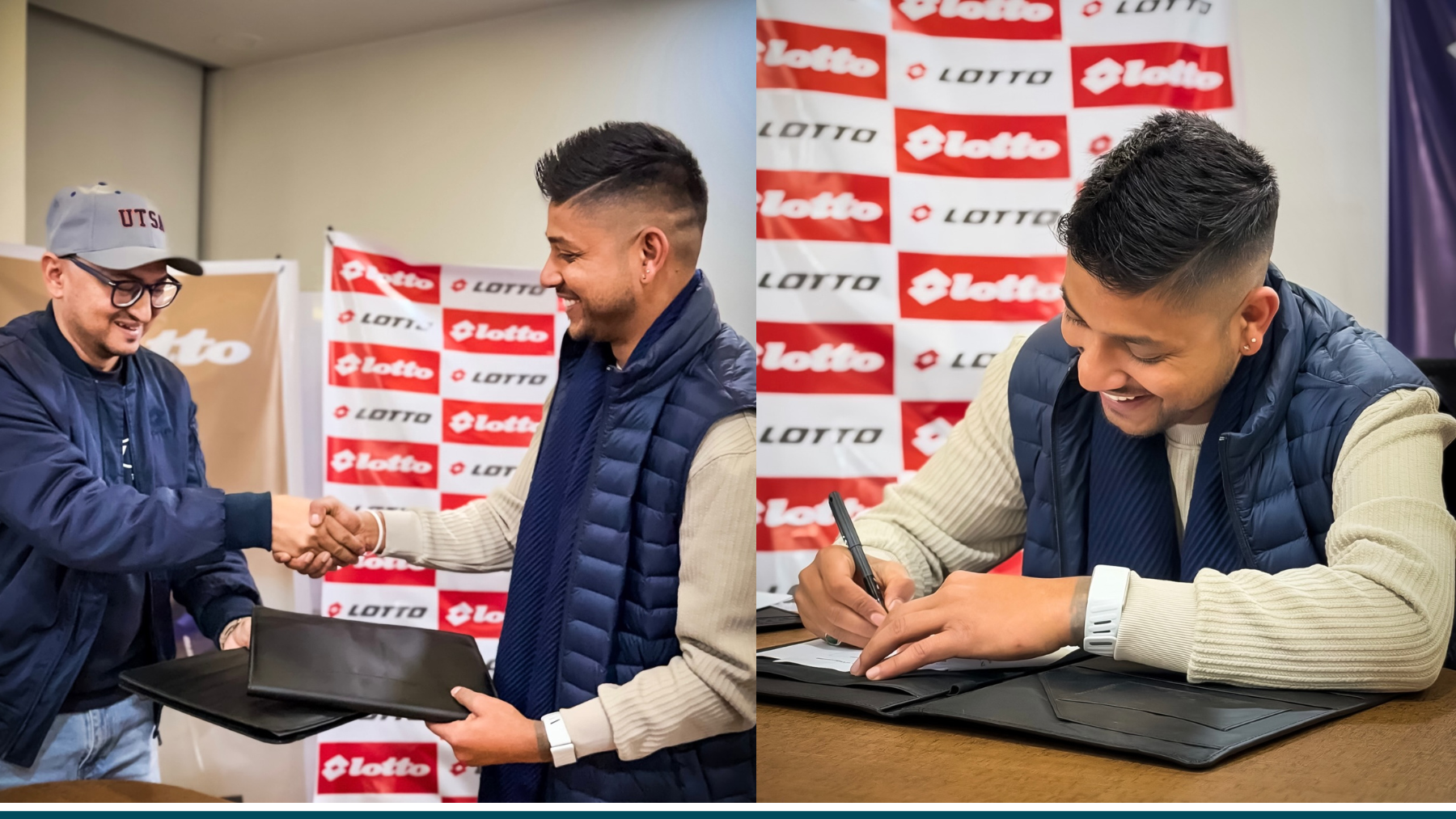 Sandeep joins Lotto as brand ambassador, honors late niece