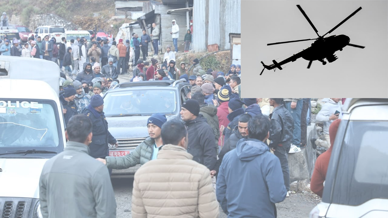 Balen campaigner airlifted to Kathmandu after collapsing in Achham (video)
