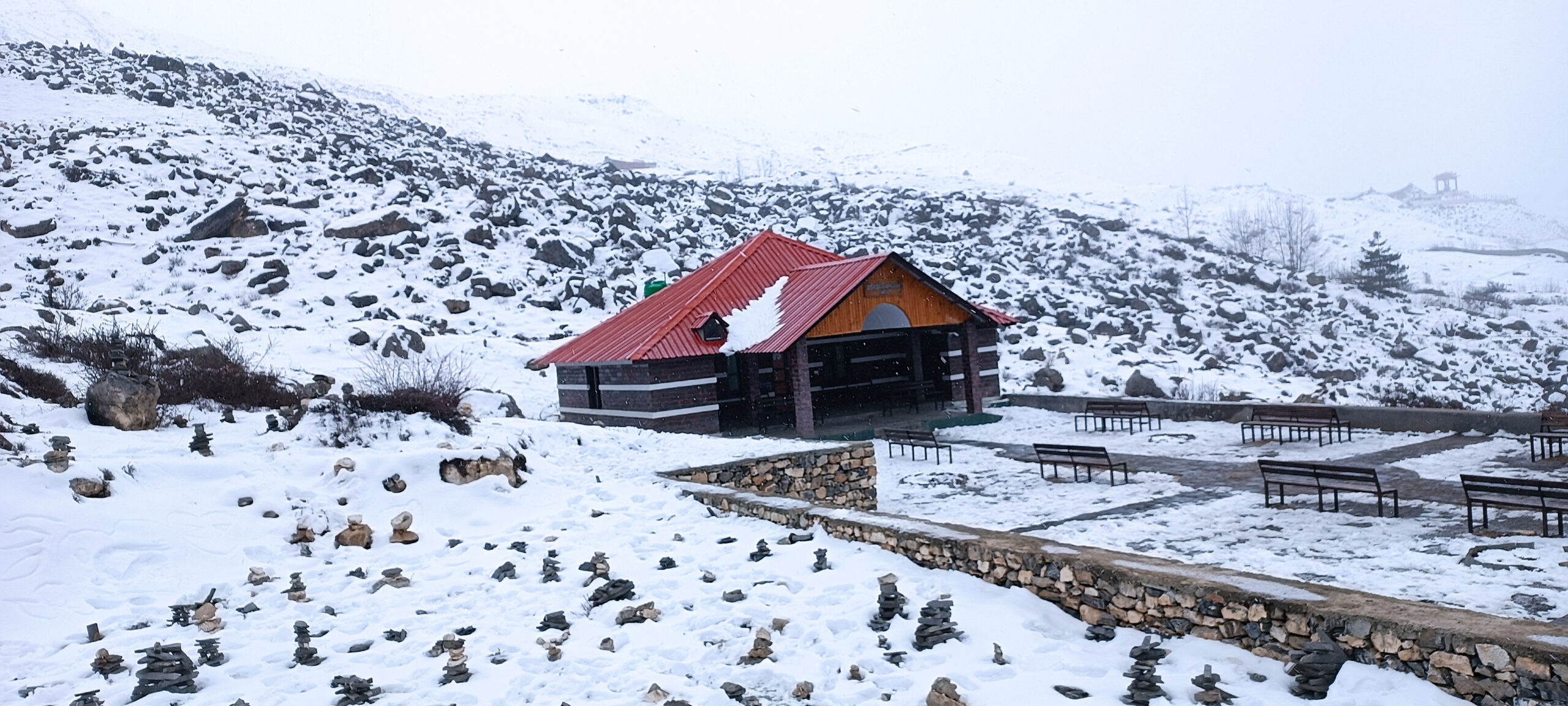 Snowfall blankets Mustang (photos)